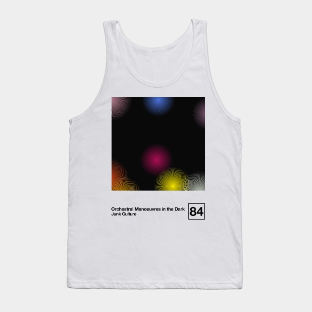 Junk Culture / Minimalist Style Graphic Artwork Design Tank Top by saudade